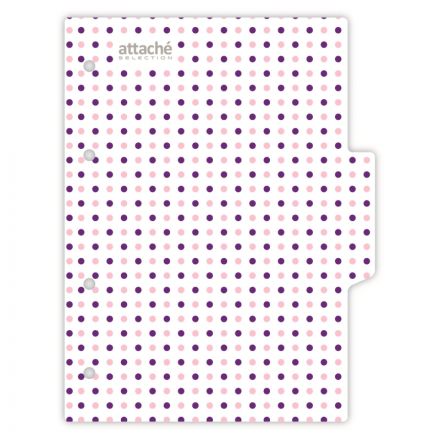 Разделитель листов пласт А5 Attache Selection Flower dreams, 3шт/уп, в асс