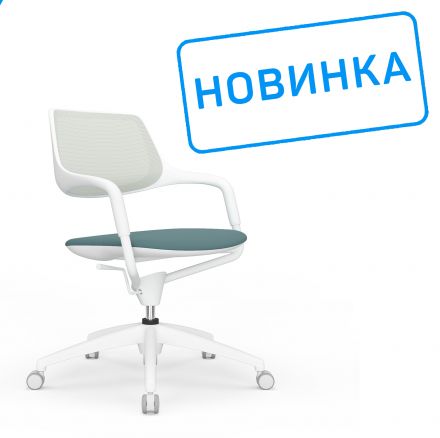 Кресло Scroll HY-813D Серая спинка/Серое сиденье