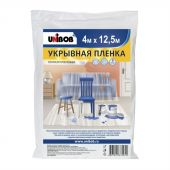 Пленка укрывная UNIBOB 4х12,5 м, 8 мкм Пленка укрывная UNIBOB 4х12,5 м, 8 мкм