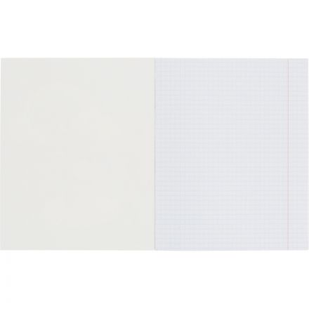 Тетрадь общая А5 48л Волш Единорог фиол ,клет,скреп., ВД-лак