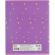 Тетрадь общая А5 48л Волш Единорог фиол ,клет,скреп., ВД-лак