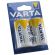 Батарейка Varta ENERGY LR20 D 2шт/бл Alkaline 1.5V (4120) (4120229412)