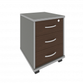 Riva Тумба подкатная 3 ящ. с фолдингом А.ТМ-3F Венге металлик 420*450*556