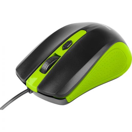 Мышь компьютерная Smartbuy ONE 352 проводная зелено-черная (SBM-352-GK)/100