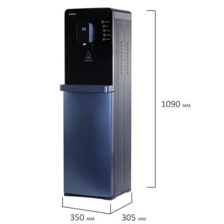 Кулер для воды с мгновенным нагревом SONNEN FSI-01LS, 16 л/ч, охлаждение, НИЖНЯЯ ЗАГРУЗКА, сенсорное управление, выбор температуры, 455747