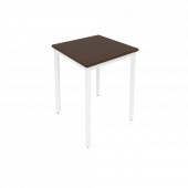 Slim Стол письменный на металлокаркасе С.СП-1.1 Венге/Белый металл 600*600*750