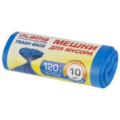 Мешки для мусора LAIMA "ULTRA" 120 л синие, рулон 10 шт. особо прочные, ПНД 23 мкм, 70х110 см, 607695 Мешки для мусора LAIMA "ULTRA" 120 л синие, рулон 10 шт. особо прочные, ПНД 23 мкм, 70х110 см, 607695