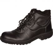 Ботинки утепленные Профи натуральная кожа черные размер 43