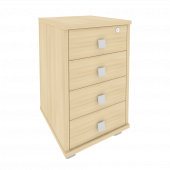 Style Тумба подкатная 4 ящ. с фолдингом Л.ТМ-4F Акация 420*450*714