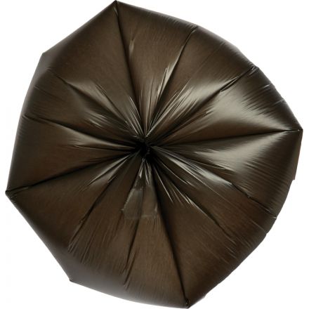 Мешки для мусора на 60 л Гранит черные (ПНД, 11 мкм, в рулоне 15 шт, 58х68 см)