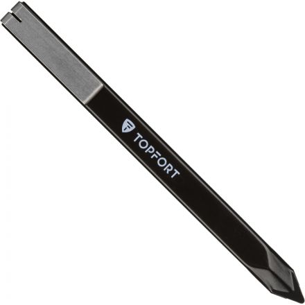 Нож универсальный TOPFORT 9мм металл.корпус, лезвие 30град