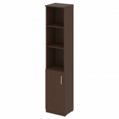 Nova S Шкаф высокий узкий (1 низкая дверь ЛДСП) В.СУ-1.1 (L) Венге 388*360*1915