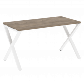 Loft Стол рабочий VR.L-SRX-3.7 Тиквуд тёмный/Белый металл 1380*720*750