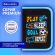 Пенал BRAUBERG с наполнением, 1 отделение, 1 откидная планка, 24 предмета, 21х14 см, "Play sleep repeat", 272353