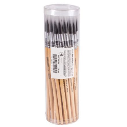 Кисть BRAUBERG, белка, круглая, № 7, 200184 Кисть BRAUBERG, белка, круглая, № 7, 200184