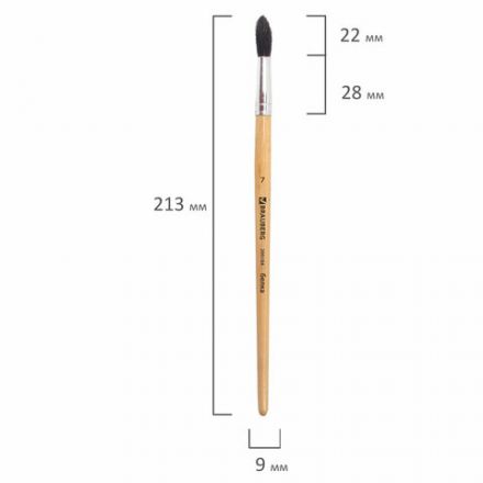 Кисть BRAUBERG, белка, круглая, № 7, 200184 Кисть BRAUBERG, белка, круглая, № 7, 200184