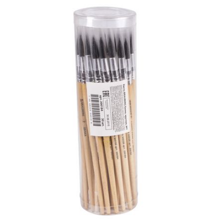 Кисть BRAUBERG, белка, круглая, № 7, 200184 Кисть BRAUBERG, белка, круглая, № 7, 200184