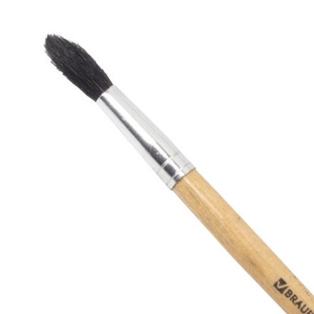 Кисть BRAUBERG, белка, круглая, № 7, 200184 Кисть BRAUBERG, белка, круглая, № 7, 200184