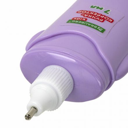 Ручка-корректор BRAUBERG KIDS "ЗВЕРЯТА", 7 мл, металлический наконечник, корпус ассорти, 272493