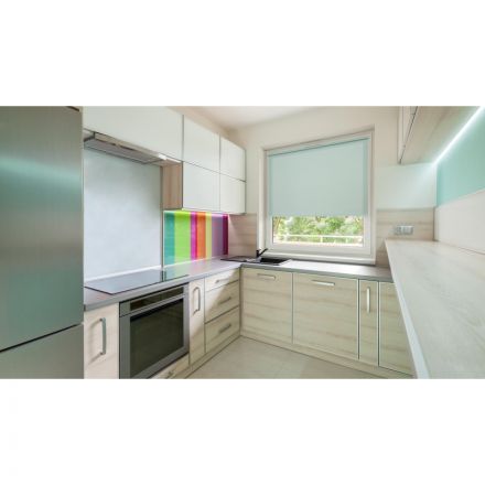 Рулонная штора ARX_ Плайн Свежая мята 140x175