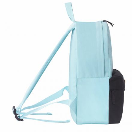 Рюкзак BRAUBERG "SYDNEY" универсальный, карман с пуговицей, черно-зеленый, 38х27х12 см, 228839