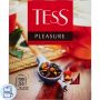 Чай Tess Pleasure черный с шиповником и яблоком 100 пакетиков Чай Tess Pleasure черный с шиповником и яблоком 100 пакетиков