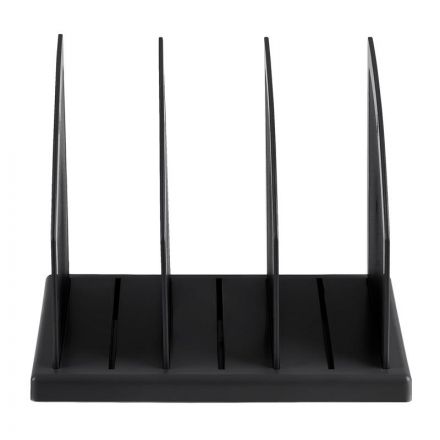 Лоток вертикальный для бумаг Attache сортер 3 отделения сборный черный Лоток вертикальный для бумаг Attache сортер 3 отделения сборный черный