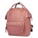 Рюкзак BRAUBERG CELEBRITY универсальный, экокожа, длинные ручки, коралловый, 34х23х15 см, 227078