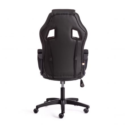 Кресло Tetchair DRIVER (22), кож/зам/ткань, черный/черный , 36-6/TW-11