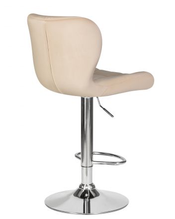 Стул барный DOBRIN BARNY, бежевый велюр (MJ9-10)