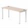 Стол прямой Everprof EVO на металлокаркасе 1580х670х755 мм Дуб Соната/Белый
