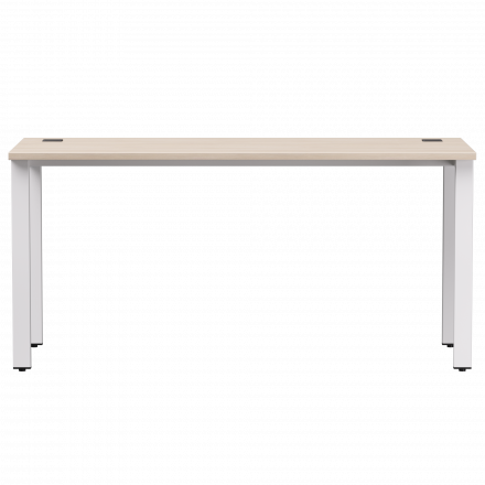 Стол прямой Everprof EVO на металлокаркасе 1580х670х755 мм Дуб Соната/Белый