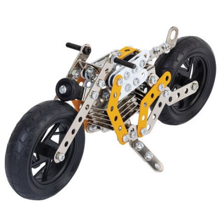 Конструктор металлический "Мотоцикл", с подвижными деталями, 162 элемента, BAMBOX, ко, 666364