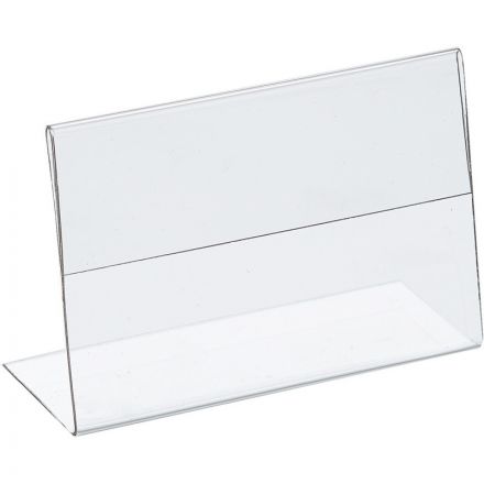 Ценникодержатель-подставка Attache ПЭТ 60x40 мм прозрачный (20 штук в упаковке)