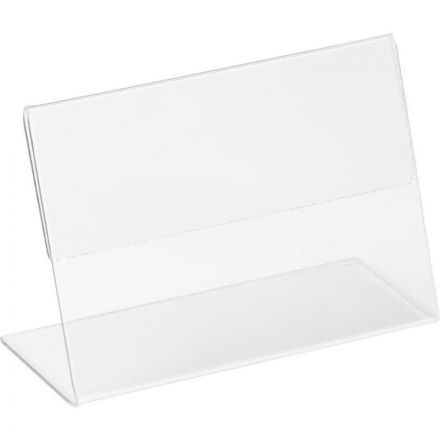 Ценникодержатель-подставка Attache ПЭТ 60x40 мм прозрачный (20 штук в упаковке)