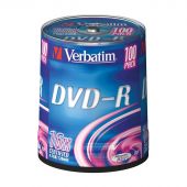 Диск DVD-R Verbatim 4,7 GB 16x (100 штук в упаковке) Диск DVD-R Verbatim 4,7 GB 16x (100 штук в упаковке)