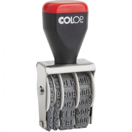 Датер ручной Colop 04000 (месяц обозначается буквами, 4 мм)