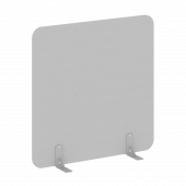 R-line Перегородки на металлических опорах на фетровых подпятниках DP.F-120-120 Серый/Серый металл 1200*18*1200