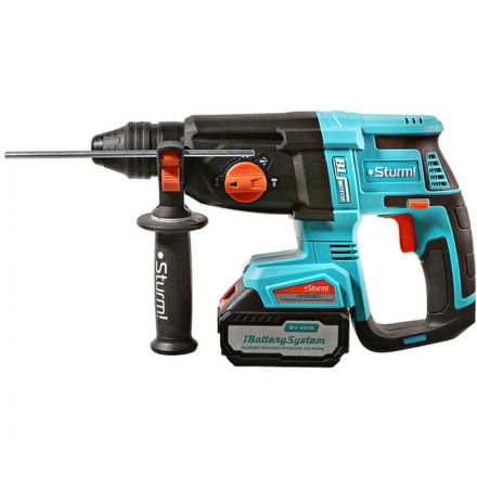 Перфоратор аккум б/щ Sturm!, 18В, 1BatterySystem, 3.2Дж, 3+1реж CRH1832BLC