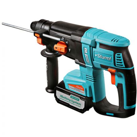 Перфоратор аккум б/щ Sturm!, 18В, 1BatterySystem, 3.2Дж, 3+1реж CRH1832BLC