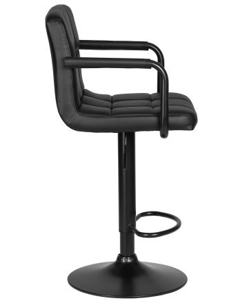 Стул барный DOBRIN KRUGER ARM BLACK, черный