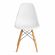 Стул CINDY (EAMES) (mod. 1801) дерево бук/металл/сиденье пластик, 45x51x82 см, White (белый)