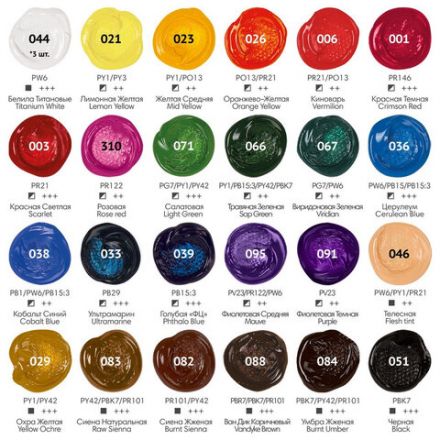 Краски акриловые художественные 26 шт. по 12 мл, холсты 3 шт., кисти 6 шт., аксессуары, 37 предметов, BRAUBERG HOBBY, 192544