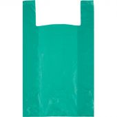 Пакет-майка ПНД, 42+18x68см, зеленый, 35 мкм, 50 шт./уп