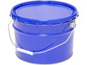 Ведро металлическое 10 л синий цвет крышка-корона Ведро металлическое 10 л синий цвет крышка-корона
