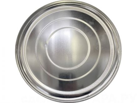 Ведро металлическое 10 л синий цвет крышка-корона