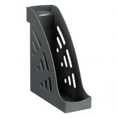 Лоток для бумаг вертикальный СТАММ "Эксперт", серый, ширина 95мм Лоток для бумаг вертикальный СТАММ "Эксперт", серый, ширина 95мм