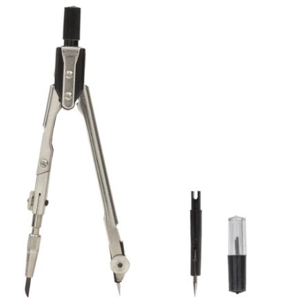 Готовальня 3 предмета, пластиковый пенал, GLOBUS, НЧ3-60-30