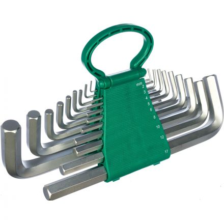 Набор ключей торцевых шестигранных удлиненных, 18 предметов H02MH118S