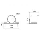 Фиксатор _УЗК_пушка магнитный огранич.дв. СТАНДАРТ 926 AC европакет ст.медь Фиксатор _УЗК_пушка магнитный огранич.дв. СТАНДАРТ 926 AC европакет ст.медь